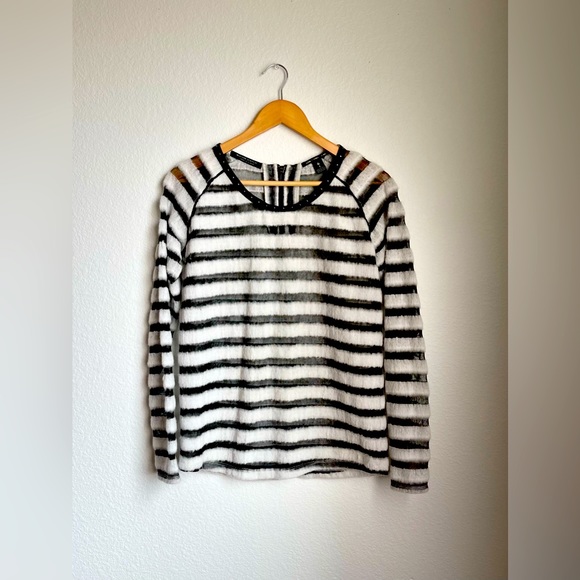 Mason Scotch see through stripes sweater - Picture 1 of 6